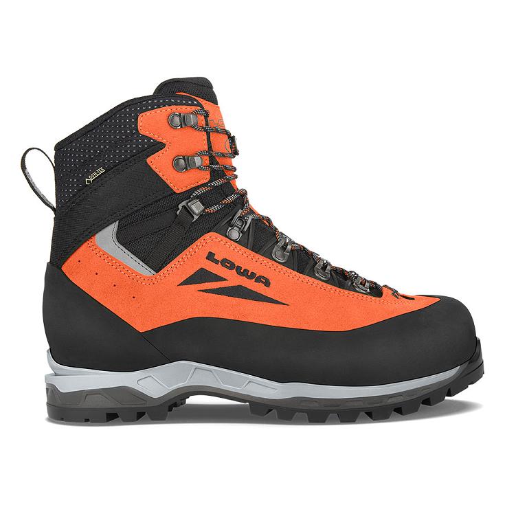 Lowa Cevedale Evo GTX Μποτάκια πεζοπορίας Ανδρικα Μαυρα Πορτοκαλι Greece 80972ZFRU